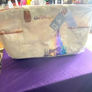 NEW Walt Disney World White Castle Collection 50th Anniversary Tote Hand Bag
